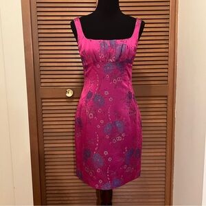 Nanette Lepore Pink and Purple floral Dress 4